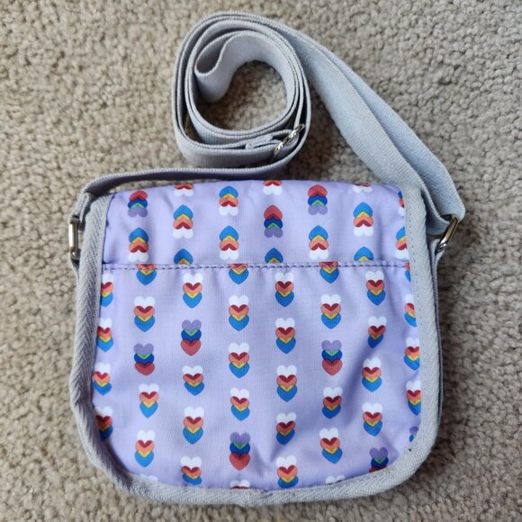 LeSportsac Mini Crossbody bag with matching coin purse Heart Valentine Love - Picture 6 of 9